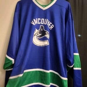 Signed authentic Canucks jersey
